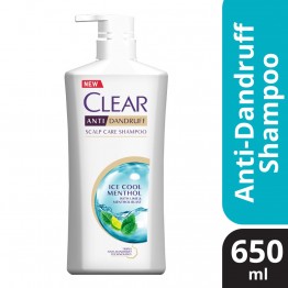 Clear Shampoo Ice Cool Menthol 650ml